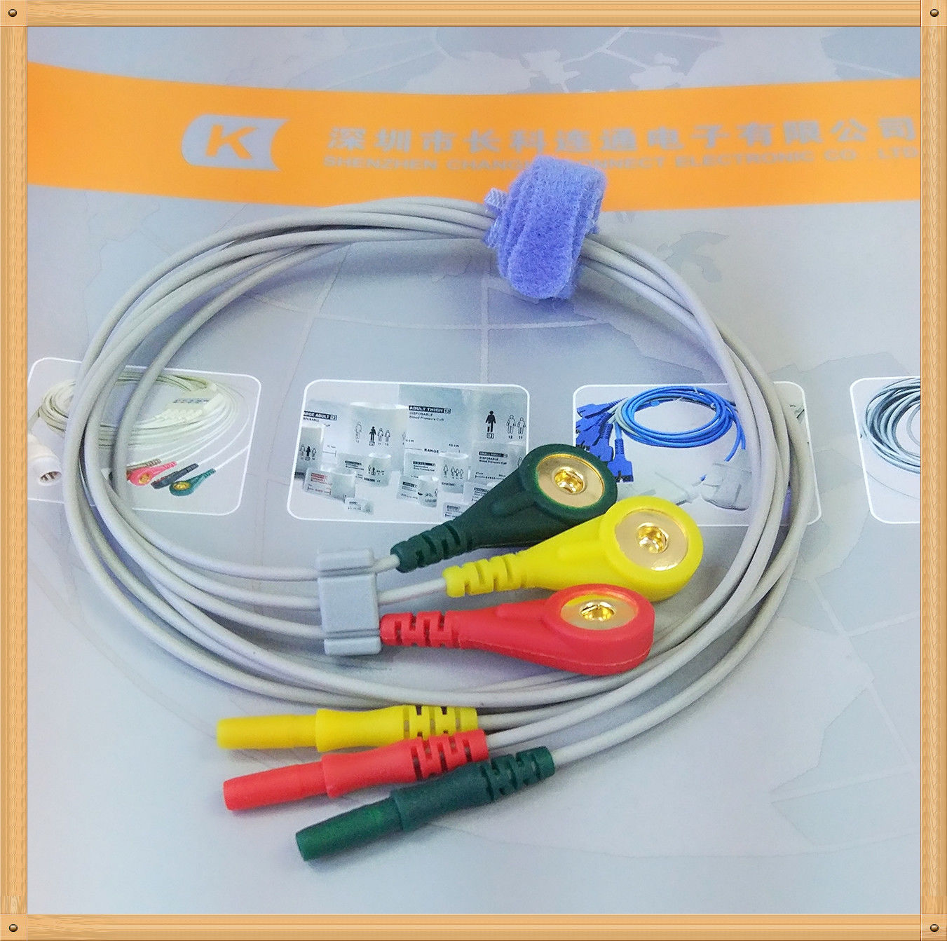 Din Style Safety ECG Leadwires,0.6m 3 Leads,Snap IEC DIAGNOSTIC ULTRASOUND MACHINES FOR SALE