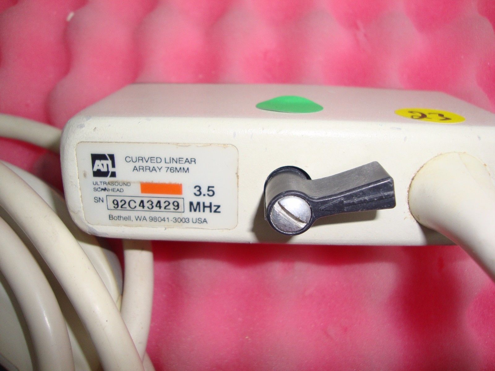 ATL CLA 76 3.5MHz Probe DIAGNOSTIC ULTRASOUND MACHINES FOR SALE