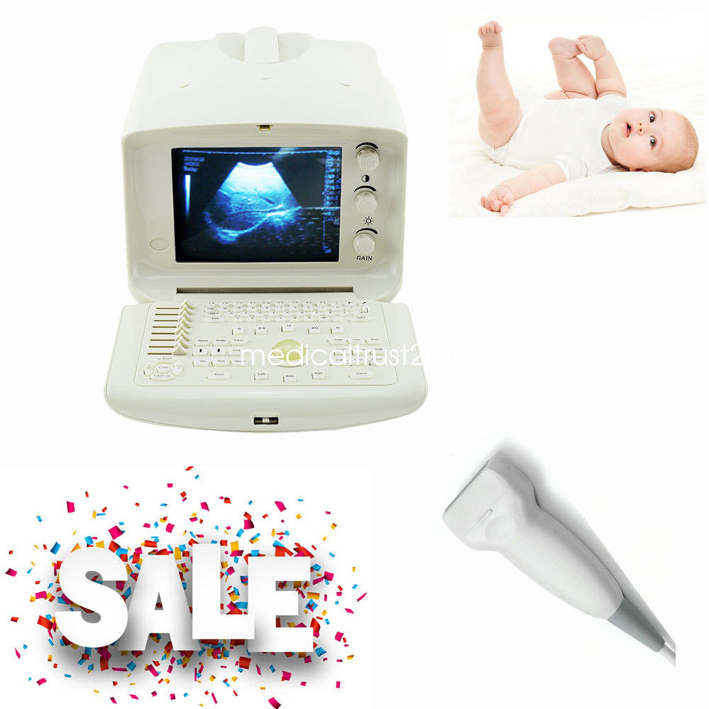 Man-Pack Ultrasound Scanner Machine 3D image With7.5MHz Linear Probe Best Seller 190891264060 DIAGNOSTIC ULTRASOUND MACHINES FOR SALE