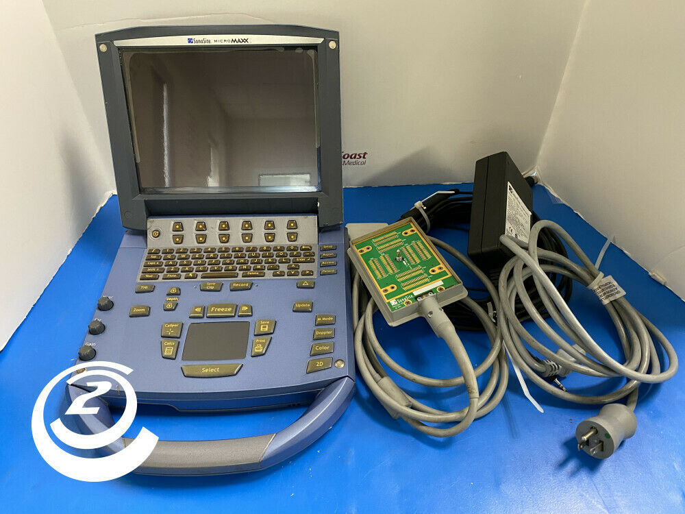 2005 Sonosite MicroMAXX Portable Ultrasound Machine w/ L38e Probe DIAGNOSTIC ULTRASOUND MACHINES FOR SALE