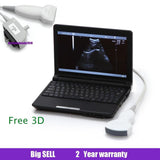 Laptop Ultrasound Scanner Diagnostic Ultrasonic Unit Convex linear 2Probe 3D AA 190891663399