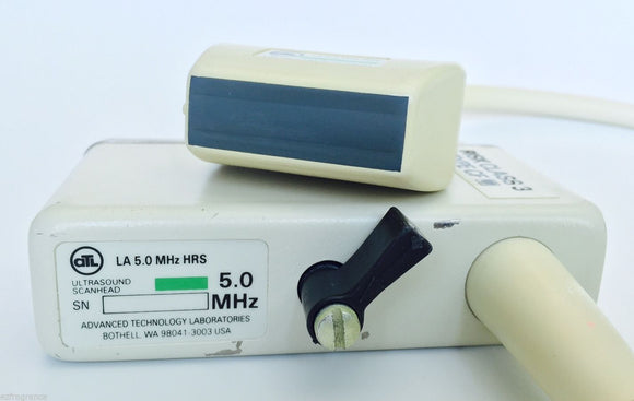 ATL LA 5.0 MHZ HRS Linear Array Ultrasound Probe / Transducer USED