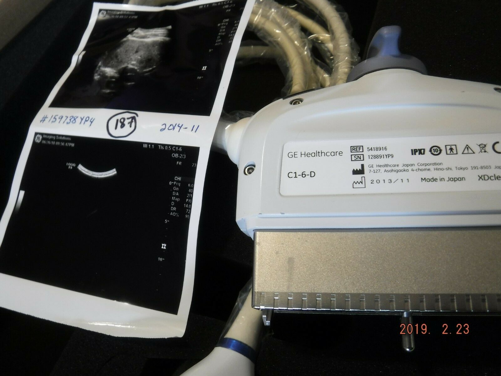 GE C1-6-D Ultrasound Probe / Transducer DIAGNOSTIC ULTRASOUND MACHINES FOR SALE