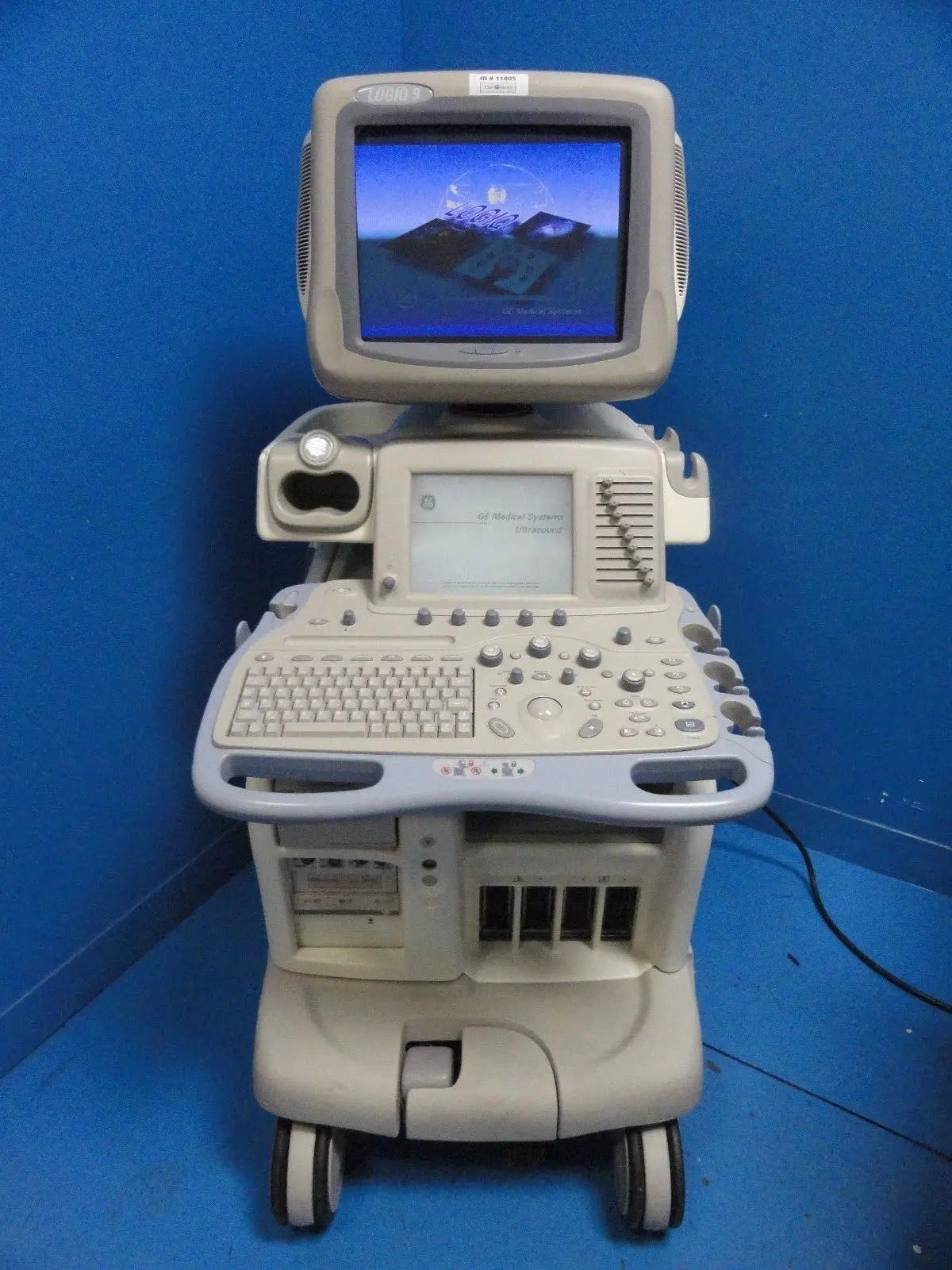 2003 GE LOGIQ 9 Ultrasound W/ Sony UP-895MD & Sony UP-D50 Printers (7255) DIAGNOSTIC ULTRASOUND MACHINES FOR SALE