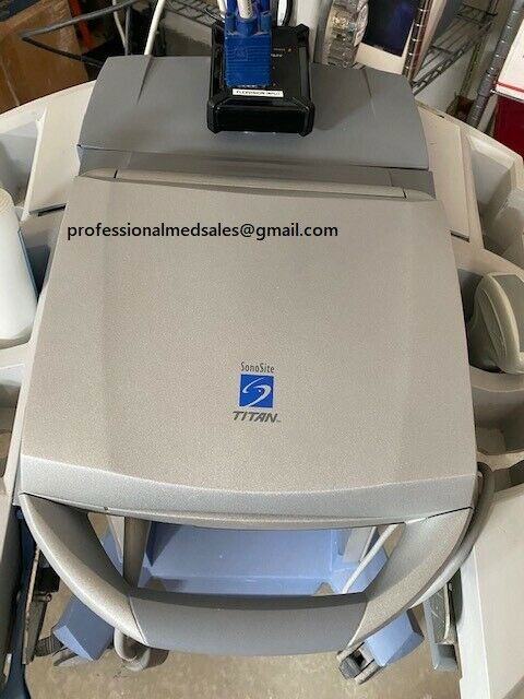 2008 Sonosite Titan Ultrasound system with Docking cart 19" Monitor DIAGNOSTIC ULTRASOUND MACHINES FOR SALE