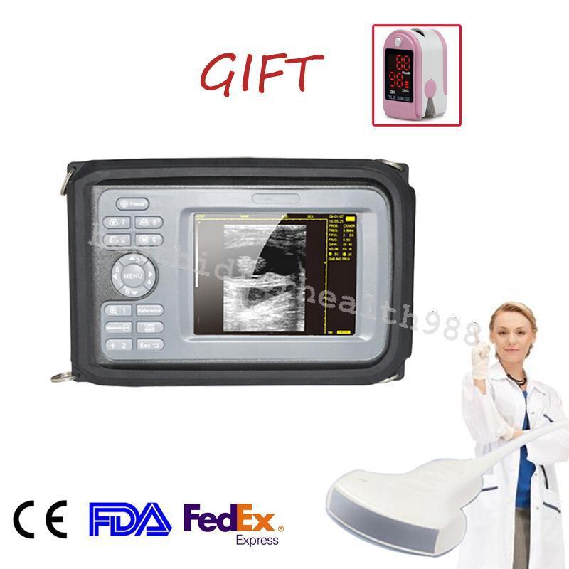 DHL 5.5'' Digital Palmtop Ultrasound Scanner Machine+Convex Probe+Case + Oximter 190891896445 DIAGNOSTIC ULTRASOUND MACHINES FOR SALE