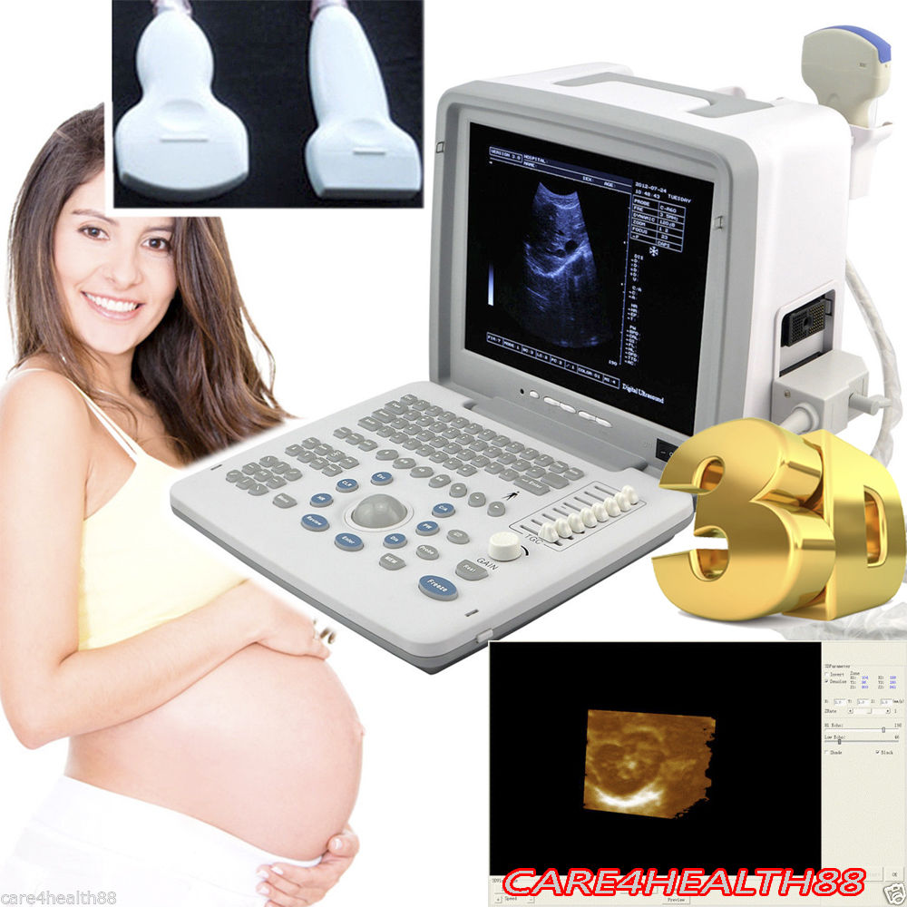 New SALE 39% Ultrasound Scanner Digital Machine + Convex &Linear 2 Probes + 3D 190891249302 DIAGNOSTIC ULTRASOUND MACHINES FOR SALE