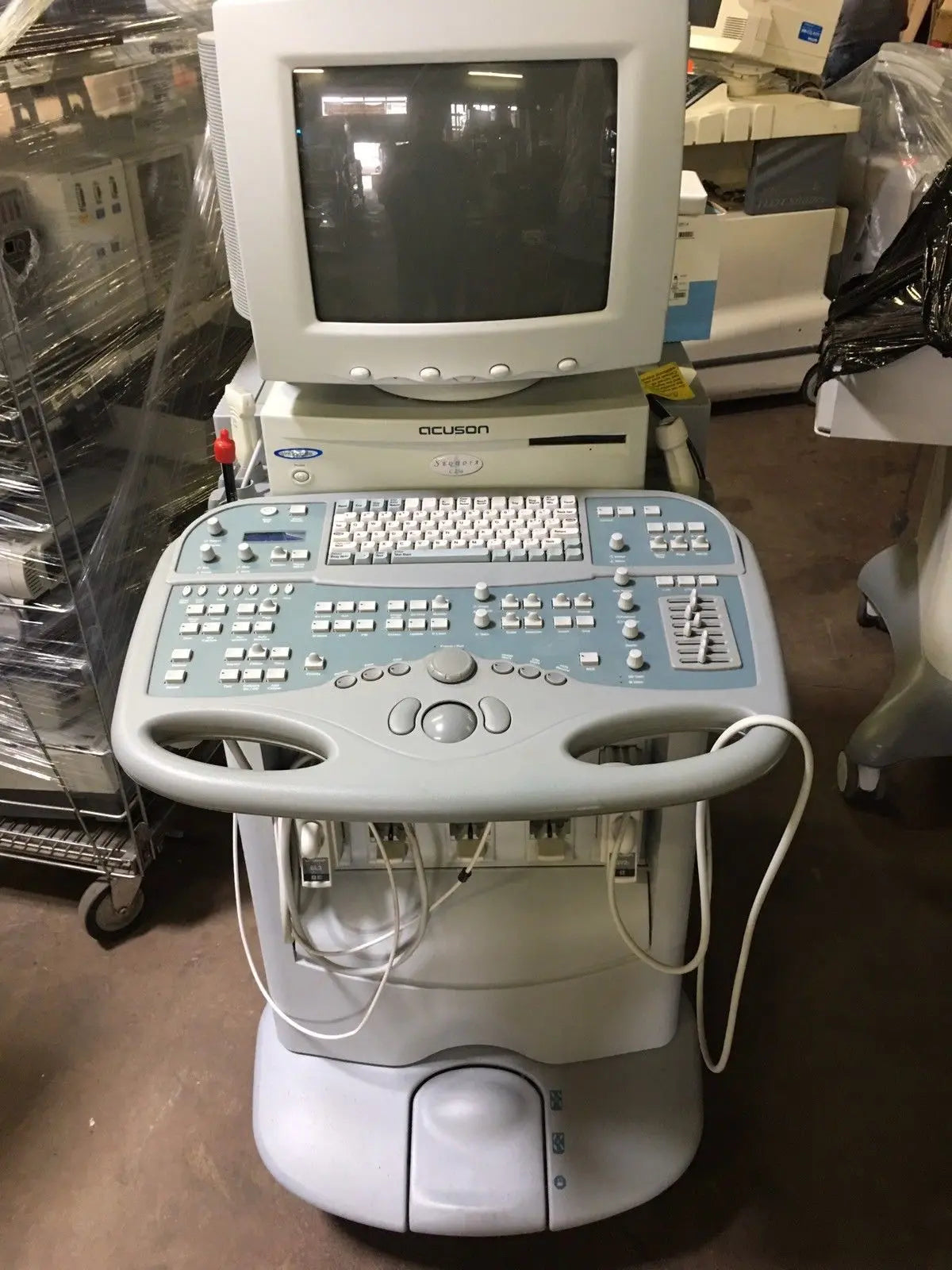 Acuson Sequoia C256 Echocardiography Ultrasound Siemens 51009 ECG Cable 3 PROBES DIAGNOSTIC ULTRASOUND MACHINES FOR SALE