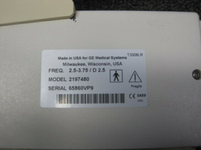 GE 348c Convex Array Ultrasound Probe for Logic 700 and others - Model 2197480 DIAGNOSTIC ULTRASOUND MACHINES FOR SALE