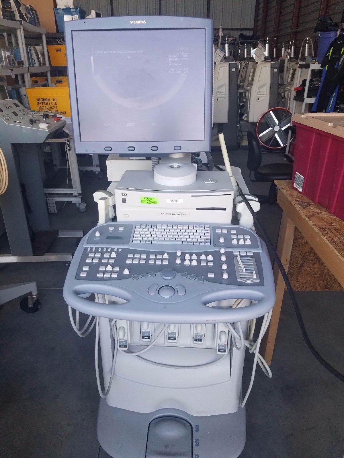 Acuson Sequoia 512 Ultrasound Unit DIAGNOSTIC ULTRASOUND MACHINES FOR SALE