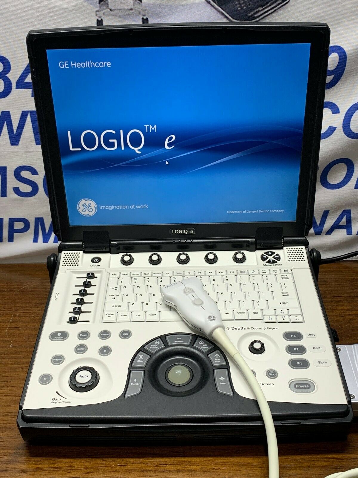 GE LOGIQ E NEXTGEN ULTRASOUND R.9.1.2 WITH 1 PROBE INCLUDED ALL OPTIONS ENABLED DIAGNOSTIC ULTRASOUND MACHINES FOR SALE