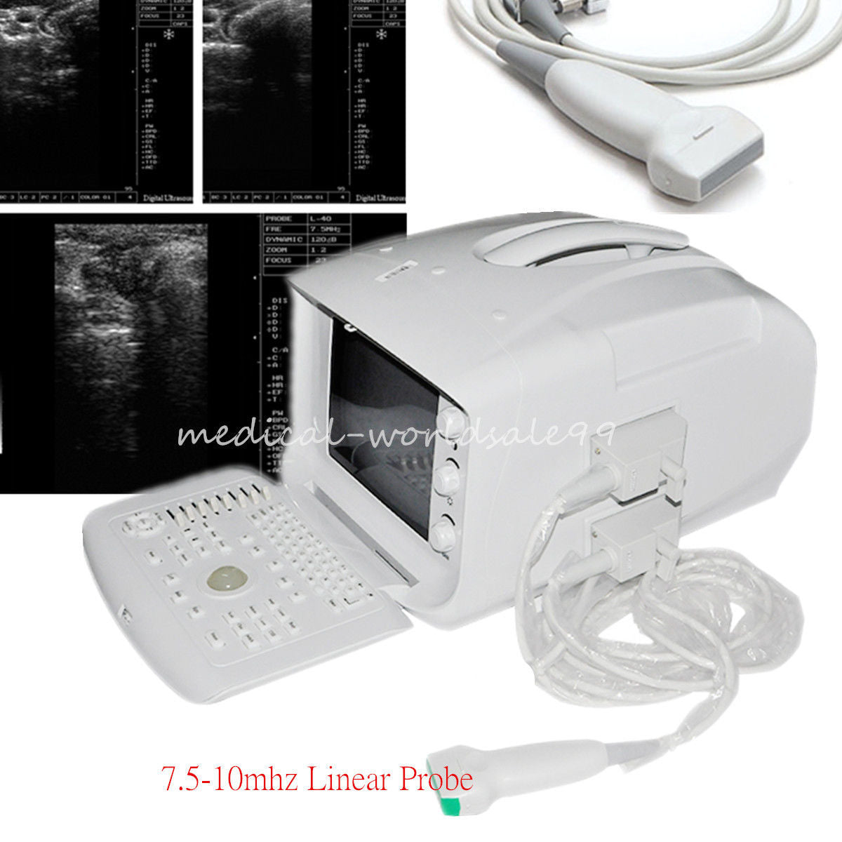 Portable Digital Ultrasound Scanner machine + Linear Probe Shallow Layer 3D Sale 190891928498 DIAGNOSTIC ULTRASOUND MACHINES FOR SALE