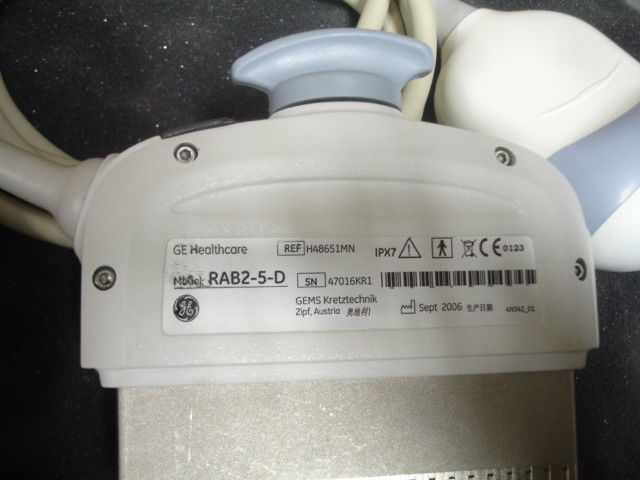 GE RAB2-5-D 3D/4D Convex Probe Transducer   #11015 DIAGNOSTIC ULTRASOUND MACHINES FOR SALE