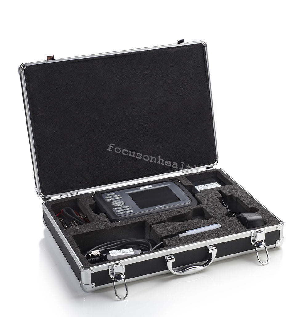 Vet Portable 64Cases Digital Ultrasound Scanner Monitor with Rectal Probe USA