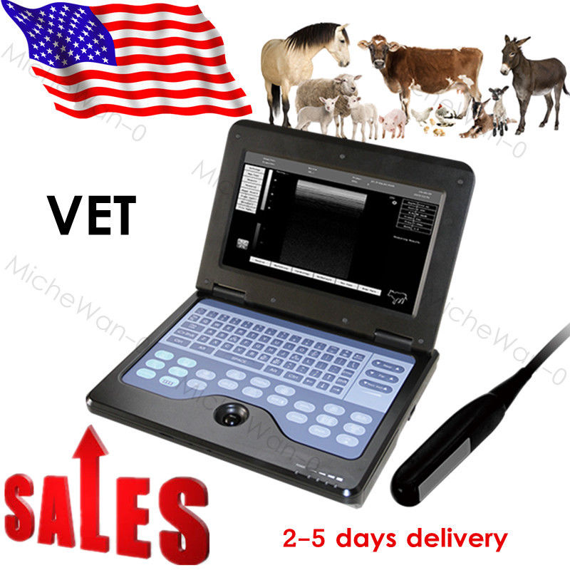 USA Vet Animal Pet Ultrasound Scanner Digital Laptop Machine with optional probe DIAGNOSTIC ULTRASOUND MACHINES FOR SALE