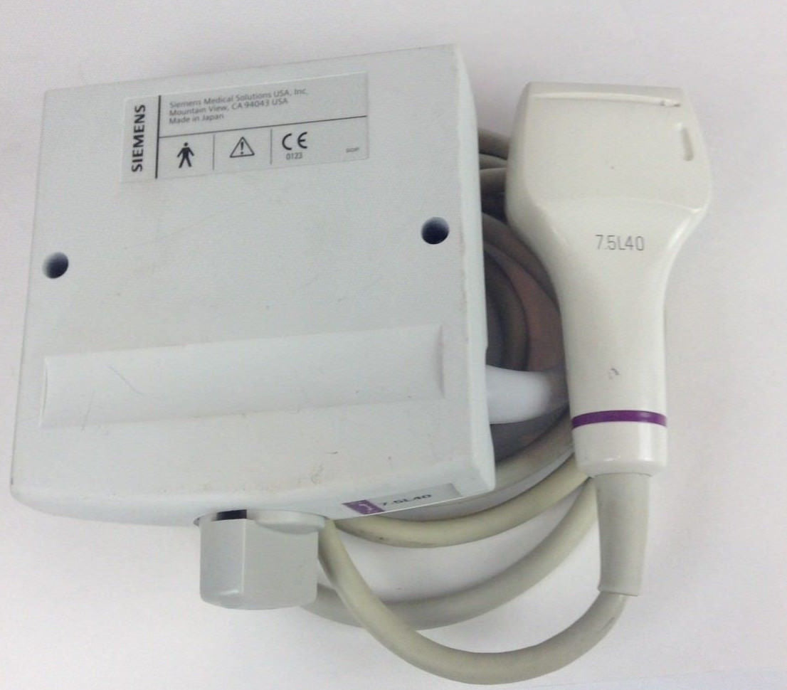 Siemens 7.5L40 Model No. 05260281 Linear Array Probe /Transducer DIAGNOSTIC ULTRASOUND MACHINES FOR SALE
