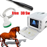 Vet Ultrasound Scanner/Machine Convex+Vet Rectal Probes Animals Pregnancy 3D  190891815767