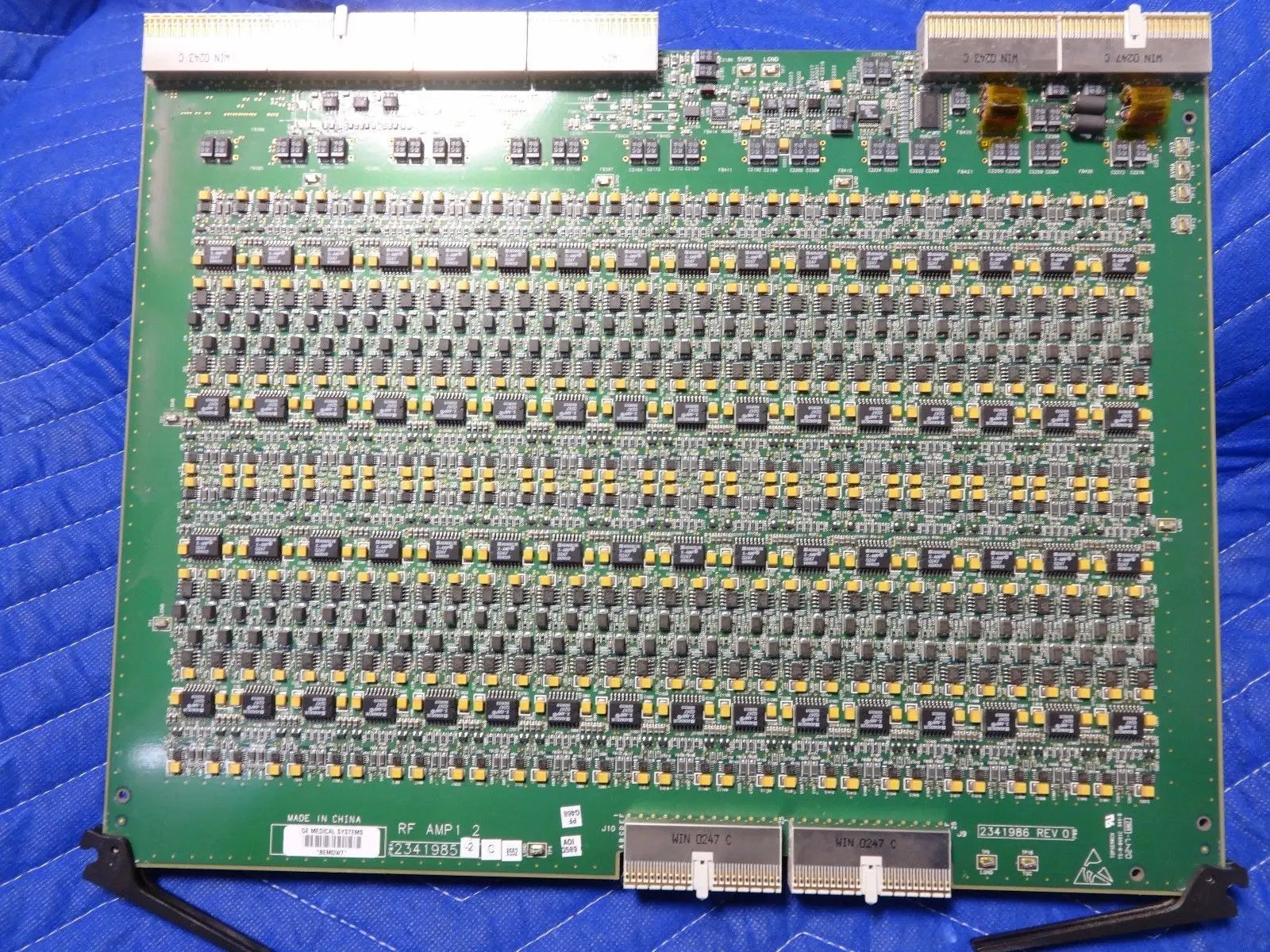 RF AMP1_2 Radio Frequency Amplifier Board 2341985-2 C for GELogiq 9 Ultrasound DIAGNOSTIC ULTRASOUND MACHINES FOR SALE