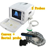 Vet Veterianry Ultrasound Scanner 3.5 Convex+6.5Mhz Rectal Sensor Probe Animal 190891814630