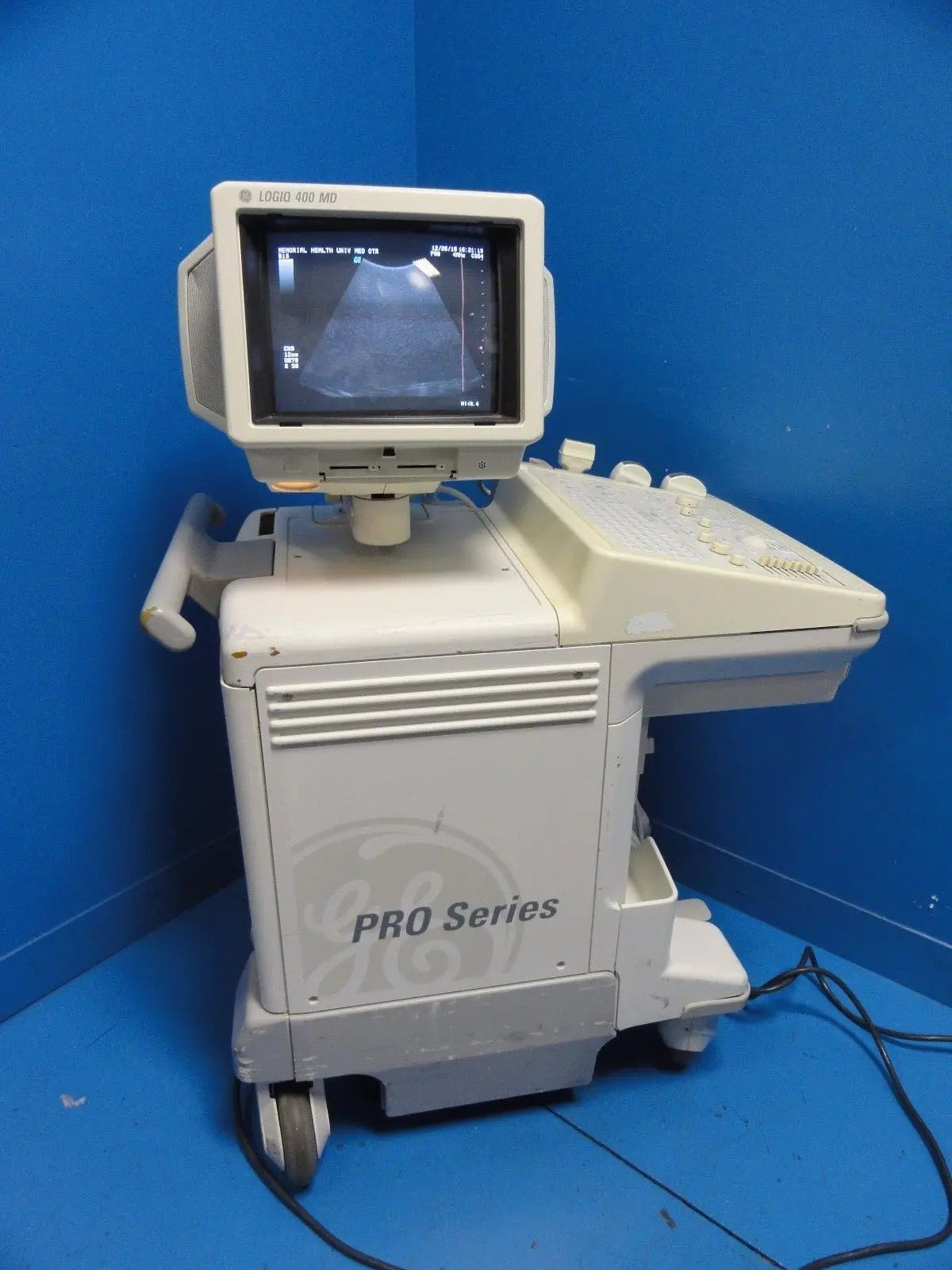 GE Logiq 400 MD Soft Pack Ultrasound W/ C364, C551, 739L  Probes & Printer~12413 DIAGNOSTIC ULTRASOUND MACHINES FOR SALE