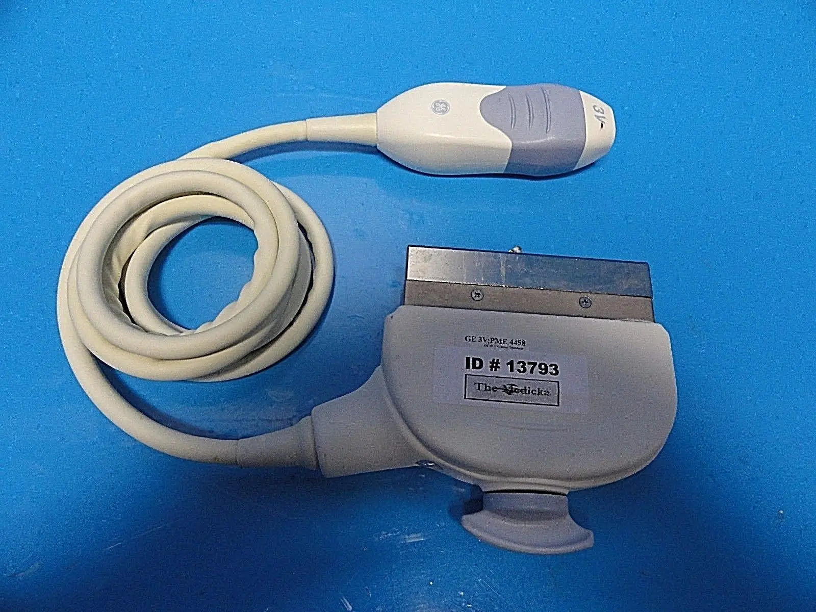 GE 3V P/N 2403680 4D Sector Array Ultrasound Transducer Probe ~13793 DIAGNOSTIC ULTRASOUND MACHINES FOR SALE