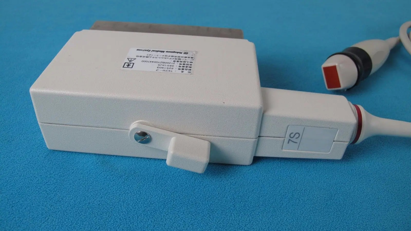 GE 7S Model 2251903 Ultrasound Transducer (Probe) 4 MHz With Case (Excellent) DIAGNOSTIC ULTRASOUND MACHINES FOR SALE