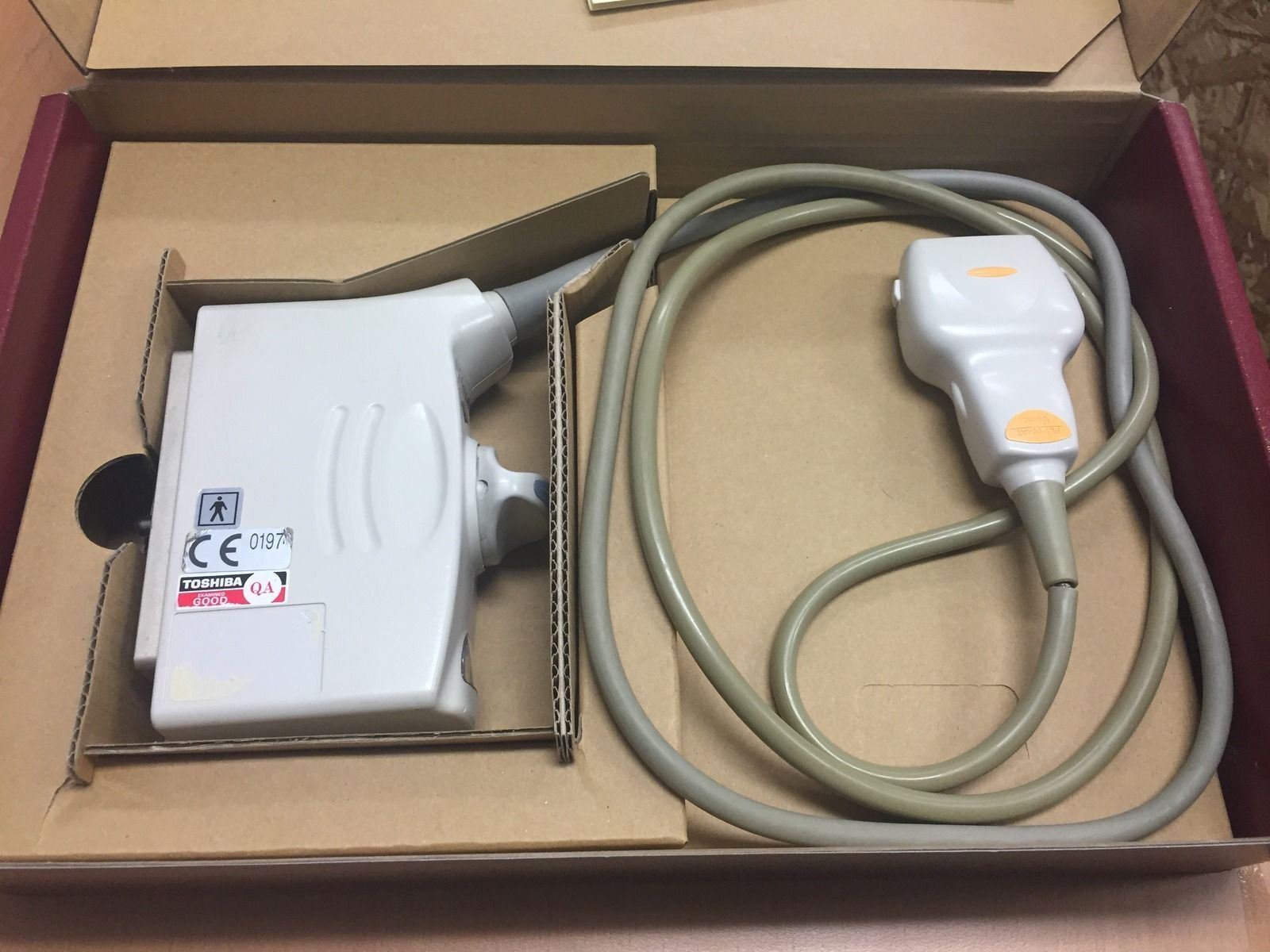 Toshiba Linear 6.0MHz PLT-604AT Ultrasound Transducer for Peripheral Vascular DIAGNOSTIC ULTRASOUND MACHINES FOR SALE