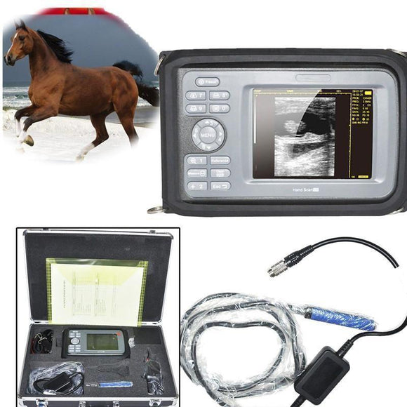 Veterinary Digital Smart ultrasound scanner large animal rectal probe Cows Dogs