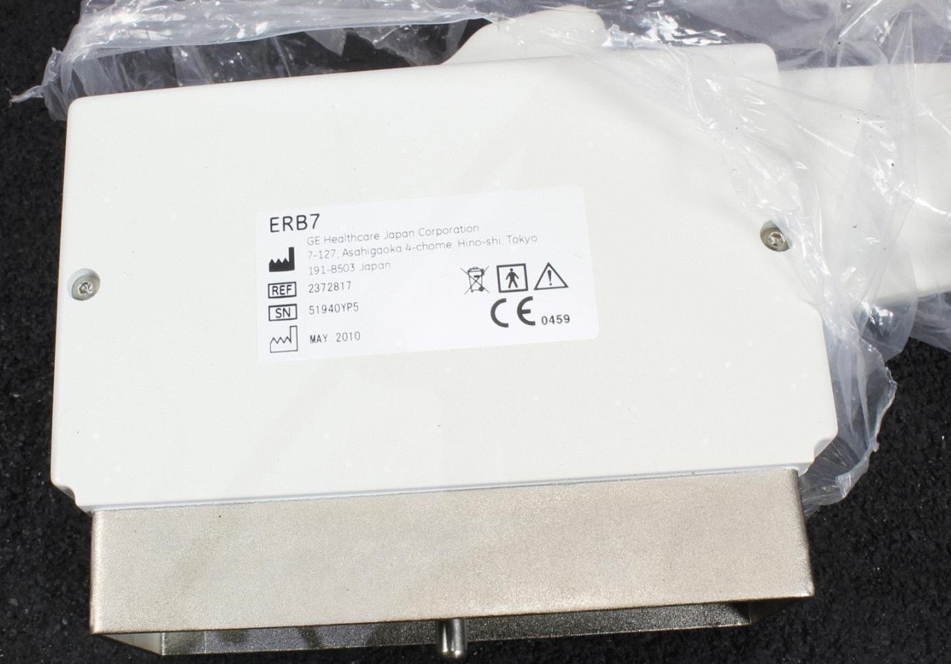 GE ERB7 Bi-Plane Rectal Endorectal Transducer Probe 5-7Mhz Logiq 200/400/500 Pro DIAGNOSTIC ULTRASOUND MACHINES FOR SALE