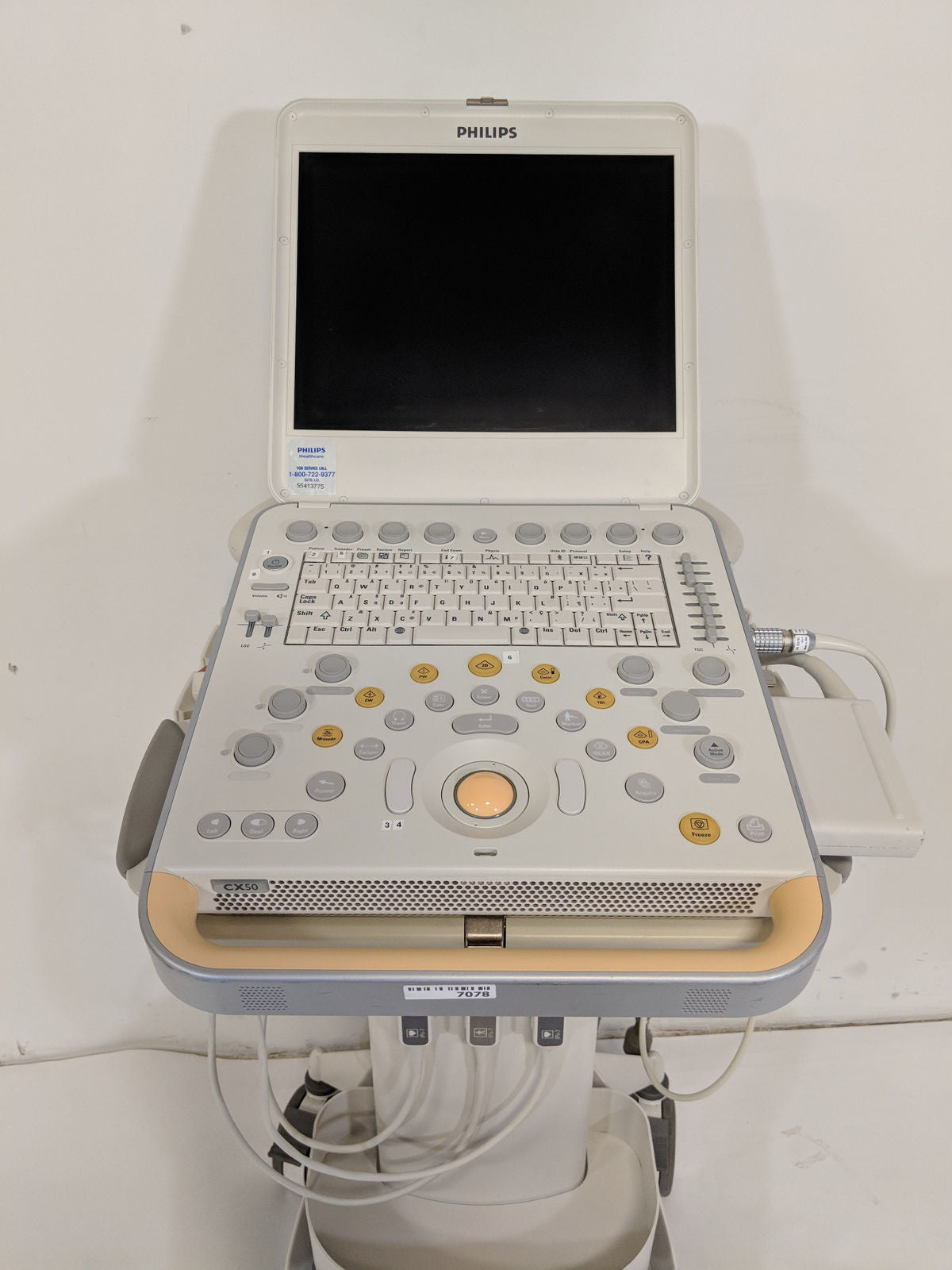 Philips CX50 Portable Ultrasound System - S8-3 S5-1 S12-4 Transducers - MFG 2015