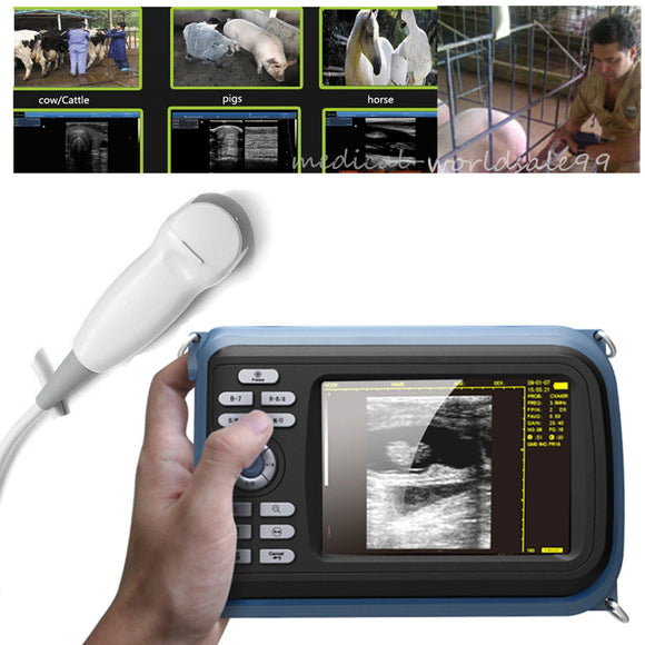 Handheld Veterinary Ultrasound Ultrasonic Scanner Unit with Micro-convex Probe 190891286932