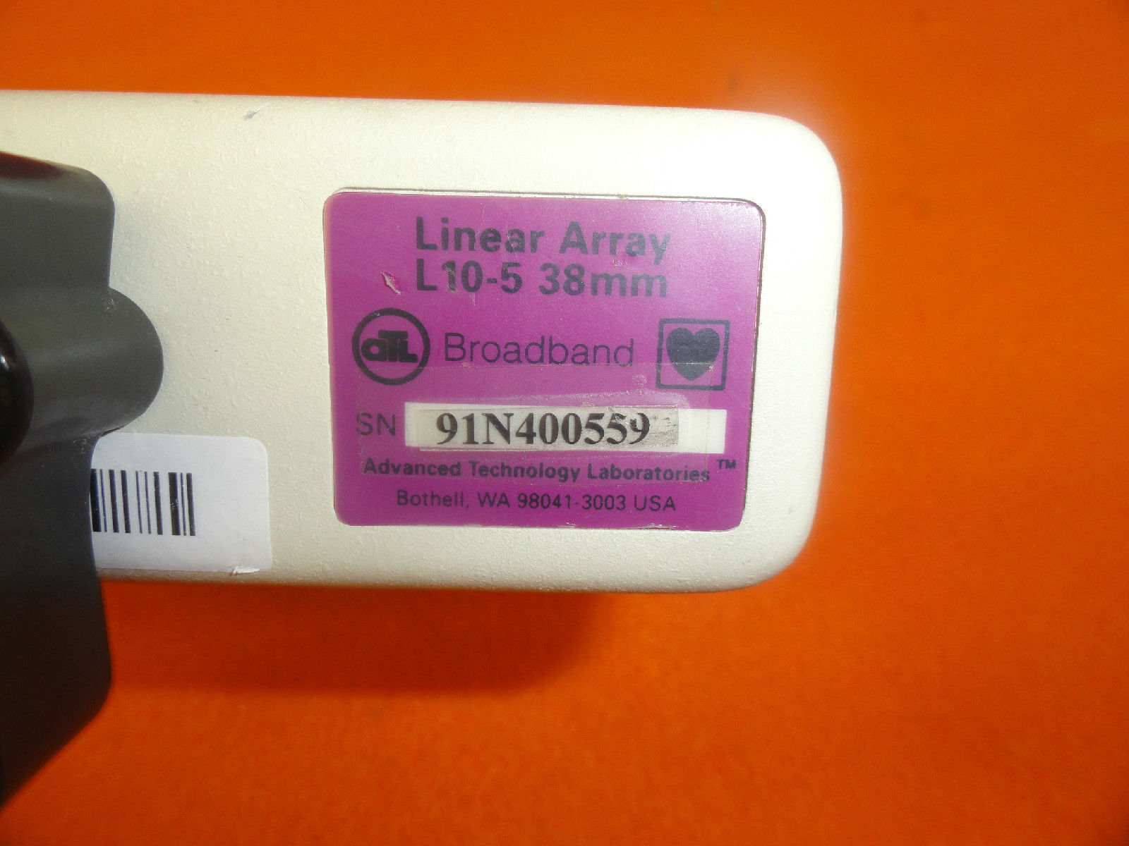 ATL L10-5 P/N 4000-0333-02 Linear Array Probe (5577 ) DIAGNOSTIC ULTRASOUND MACHINES FOR SALE