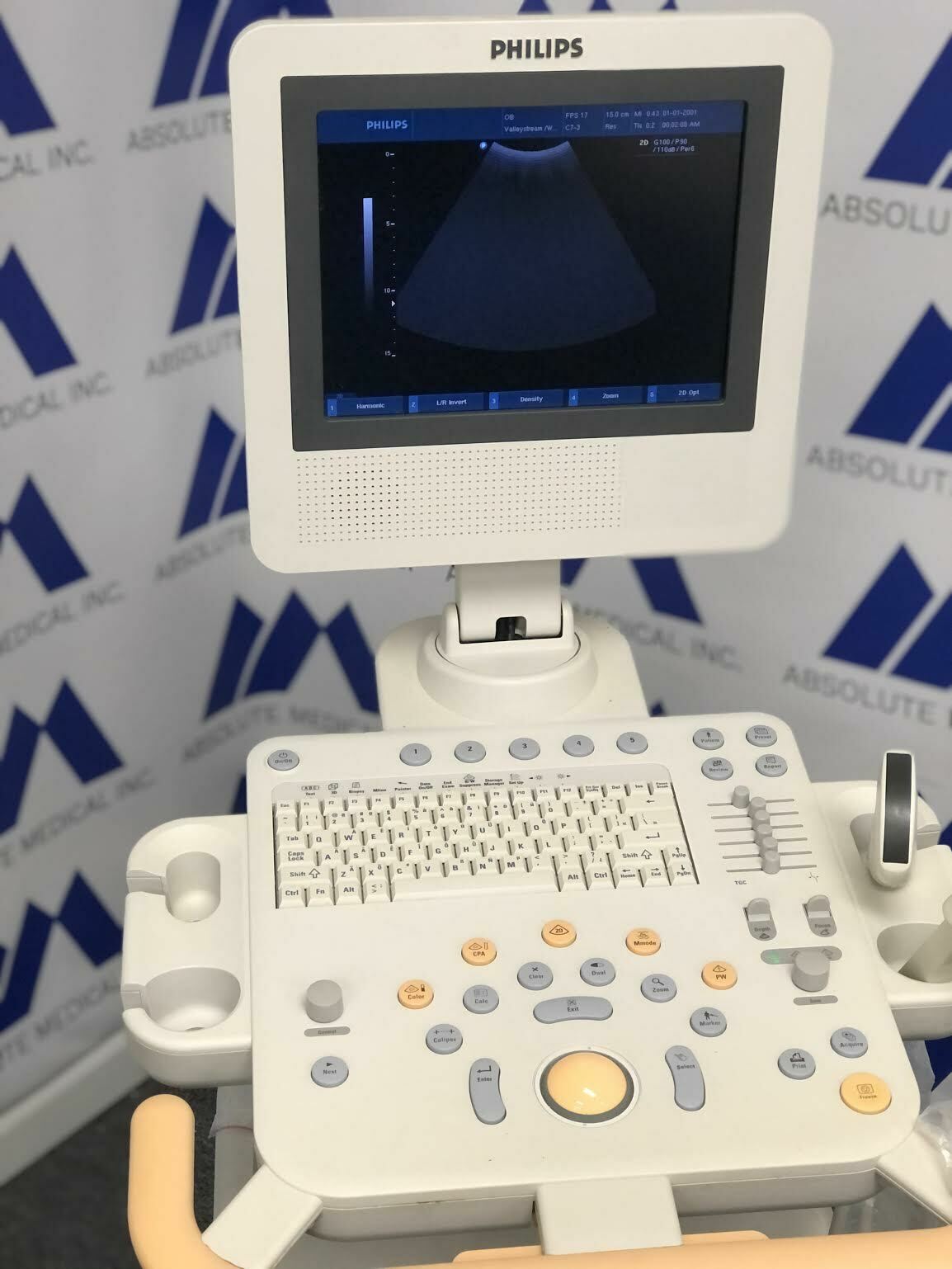 Refurbished Philips HD3 Ultrasound System with Abdominal, Vaginal Transducers / DIAGNOSTIC ULTRASOUND MACHINES FOR SALE