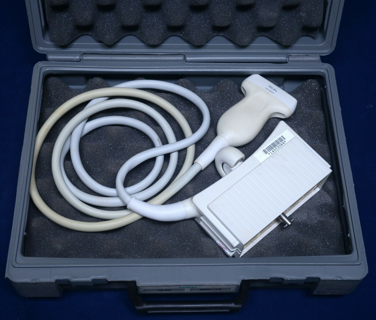 ACUSON 15L8w Linear Array Ultrasound Transducer Probe #08241113 Siemens w Case DIAGNOSTIC ULTRASOUND MACHINES FOR SALE