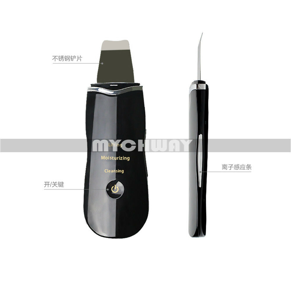 Facial Ultrasonic Scrubber Ultrasound Skin Spatula Face Cleaning Beauty Machine 710280085870 DIAGNOSTIC ULTRASOUND MACHINES FOR SALE