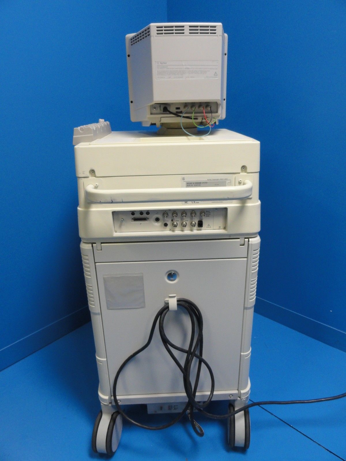 2004 Philips Agilent HP Sonos 5500 M2424A Ultrasound W/ S12 Transducer (8241) DIAGNOSTIC ULTRASOUND MACHINES FOR SALE