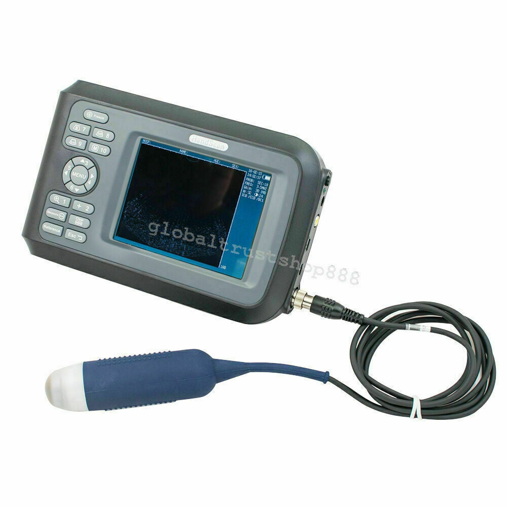 5.5inch Vet Digital Ultrasound Scanner Machine W Rectal Animal Horse Cow Sheep DIAGNOSTIC ULTRASOUND MACHINES FOR SALE