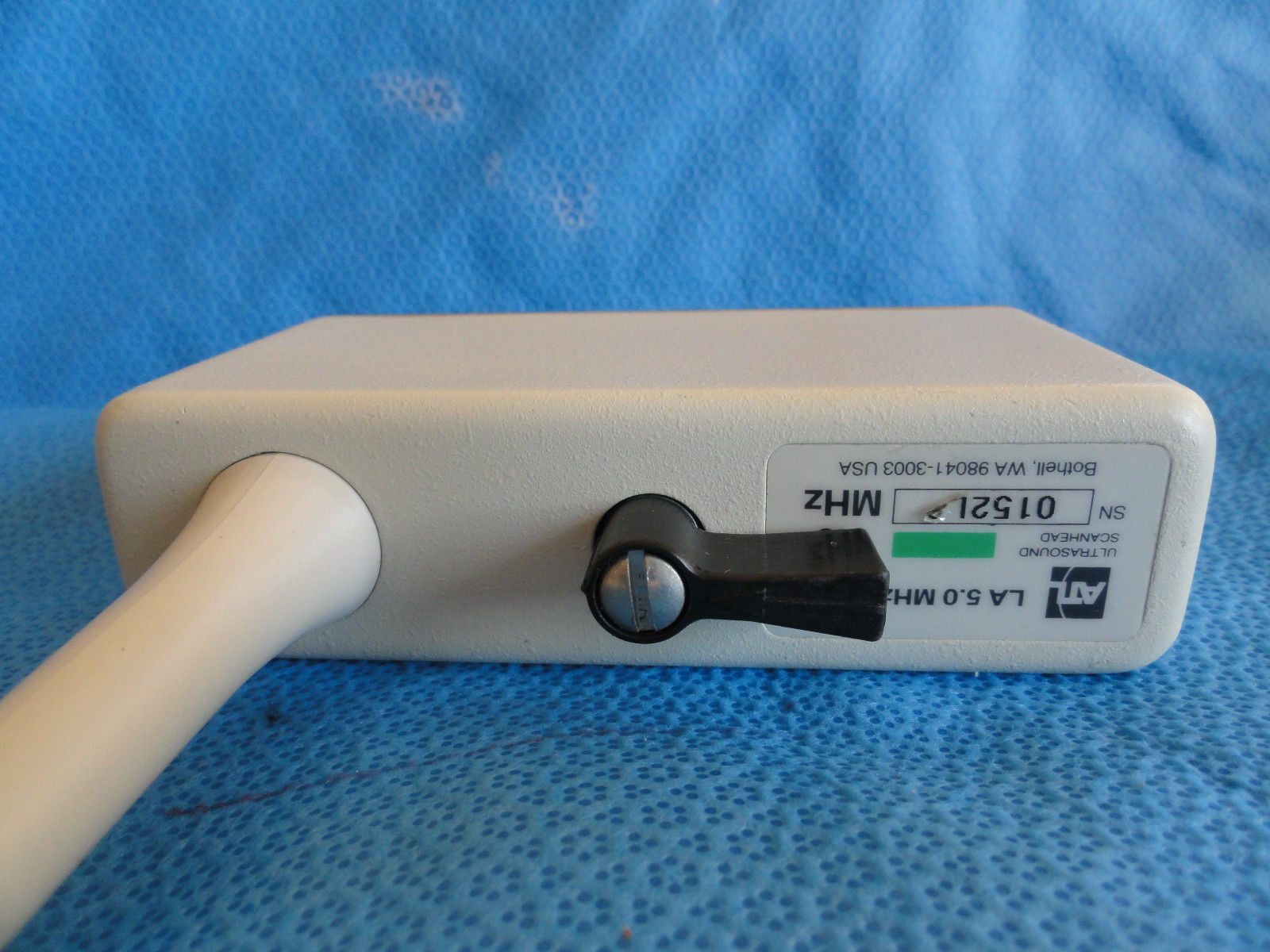 ATL LA 5.0 MHZ HRS Linear Array Ultrasound Probe / Transducer (3844) DIAGNOSTIC ULTRASOUND MACHINES FOR SALE