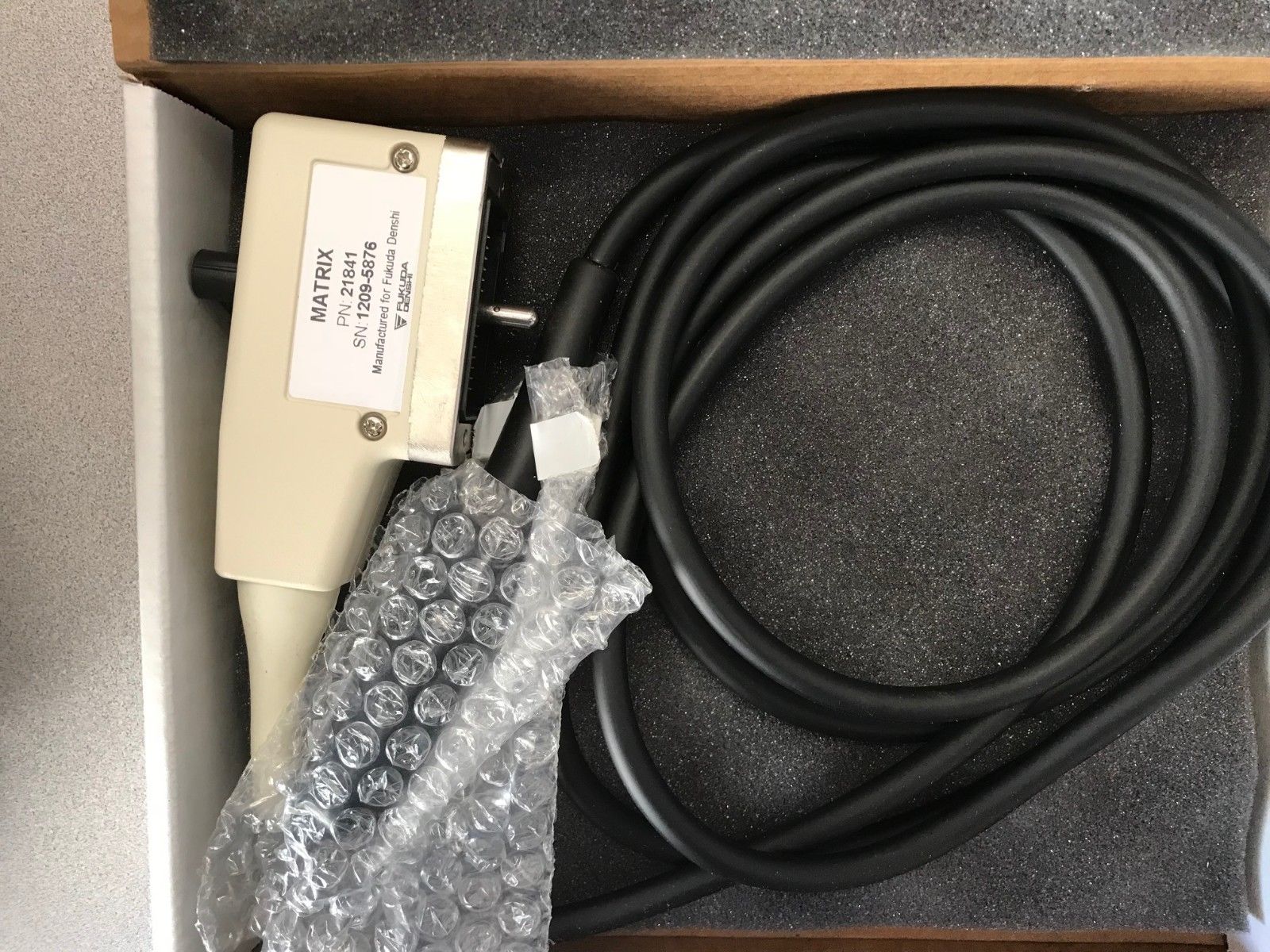 Fukuda Denshi Rectal Linear Veterinary Transducer (Probe) DIAGNOSTIC ULTRASOUND MACHINES FOR SALE