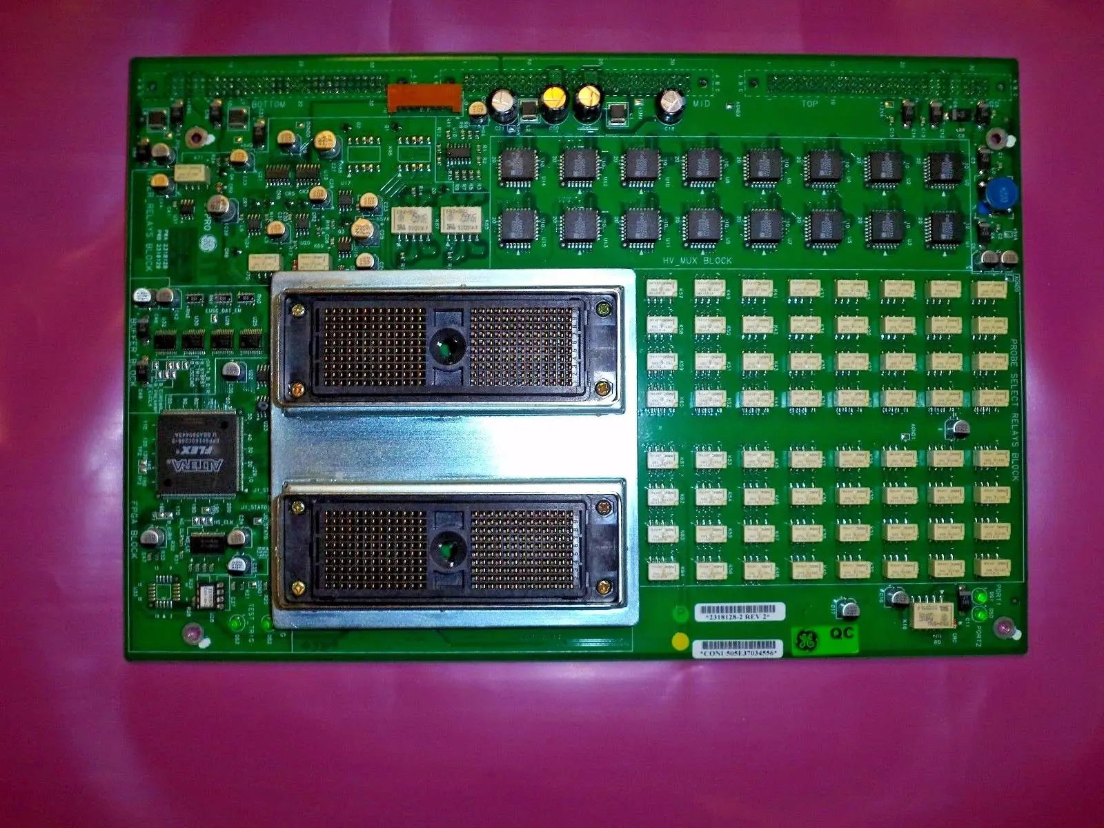GE Logiq 3 Ultrasound Connector Board (PN: 2318128-2)