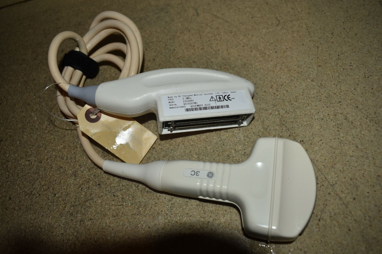 <NCT> GE GENERAL ELECTRIC 3C ULTRASOUND PROBE MODEL 2333880 (GT2) DIAGNOSTIC ULTRASOUND MACHINES FOR SALE