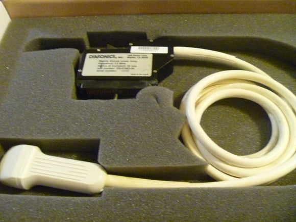 DIASONICS 7.5MHZ Slightly CURVED LINEAR ARRAY PROBE 100-01983-00 transducer