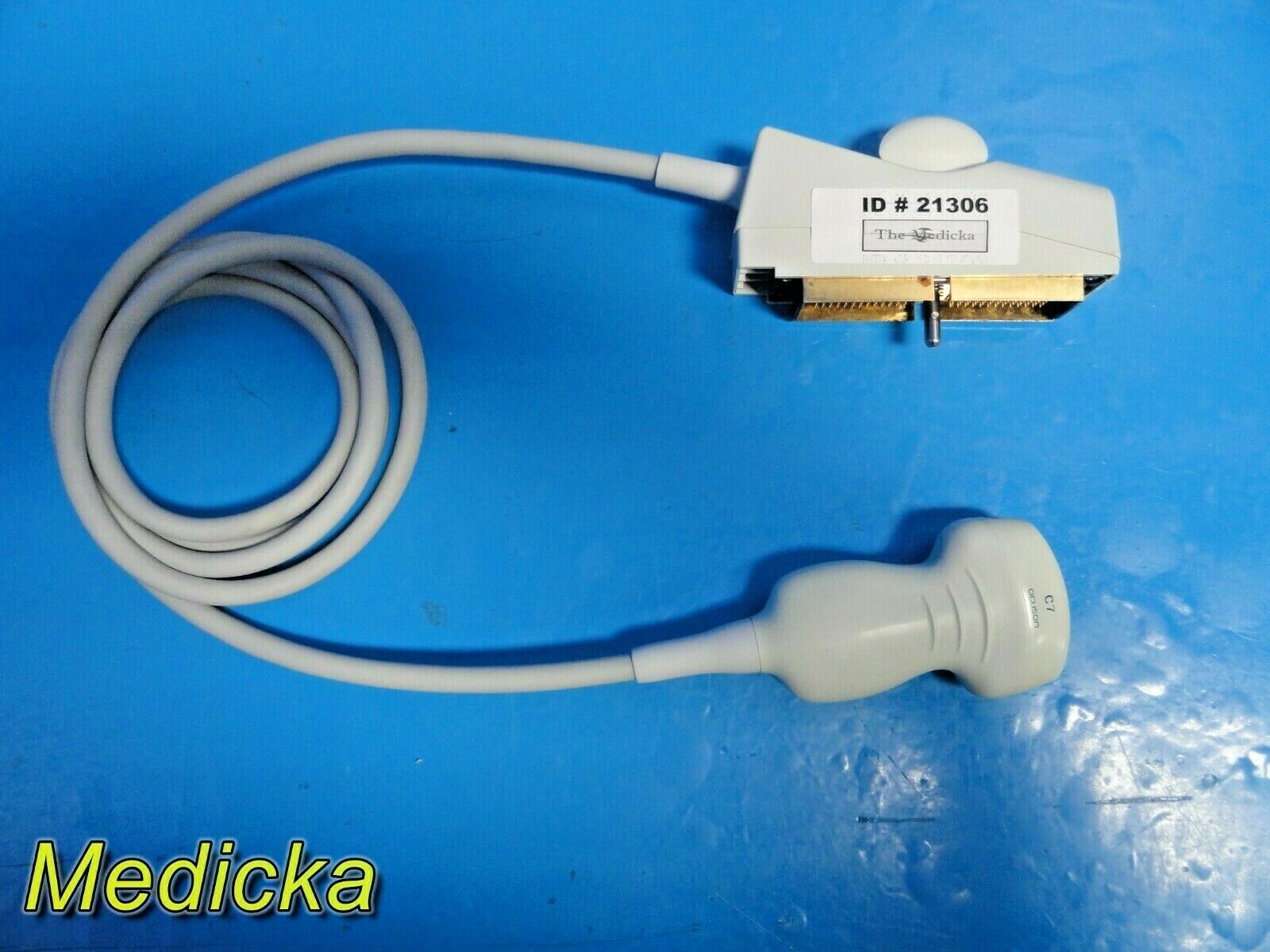 Acuson C7 Convex Array Ultrasound Transducer Probe ~ 21306 DIAGNOSTIC ULTRASOUND MACHINES FOR SALE