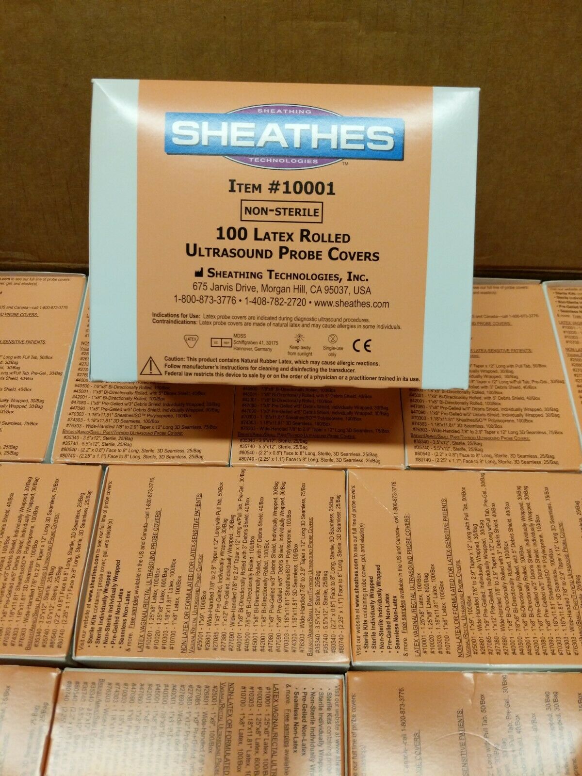 Sheathes Latex Ultrasound Probe Covers REF: 10001 (24 Boxes of 100) DIAGNOSTIC ULTRASOUND MACHINES FOR SALE