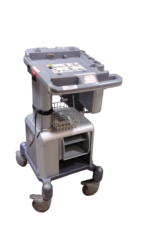 Cart Trolley for GE LogiQ E and I  with Triple probe connector-Docking DIAGNOSTIC ULTRASOUND MACHINES FOR SALE