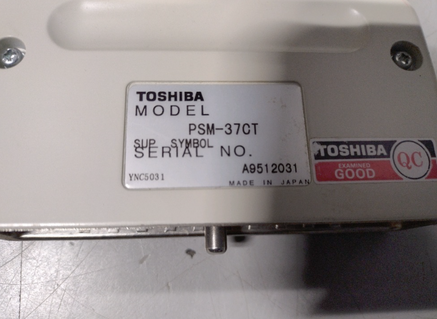 Ultrasund probe Transducer TOSHIBA PSM-37CT DIAGNOSTIC ULTRASOUND MACHINES FOR SALE